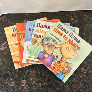 Set of 5 Scholastic Llama Llama Book Collection